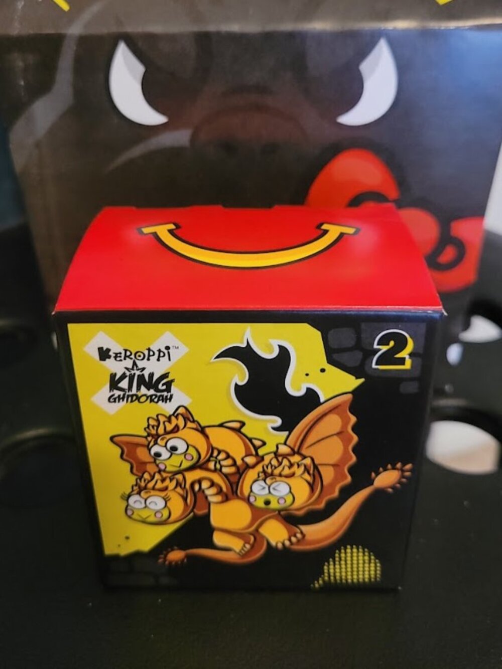 Keroppi King Ghidorah McDonald's + Sanrio Hello Kitty Godzilla Happy Meal Toy #2 - Picture 2 of 2
